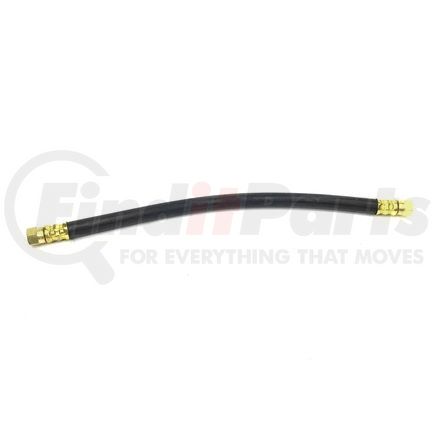 21678 by TECTRAN - Air Brake Hose Assembly - 18 in., 3/8 in. Hose I.D, Dual 3/8 in. Swivel Ends