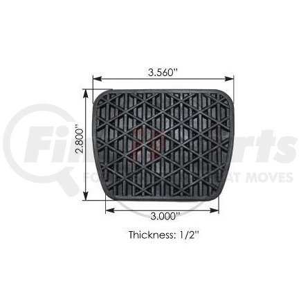 A 681 291 00 82 by FREIGHTLINER - Pedal Pad