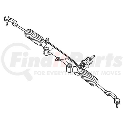 52128518AE by CHRYSLER - STEERING GEAR RACK