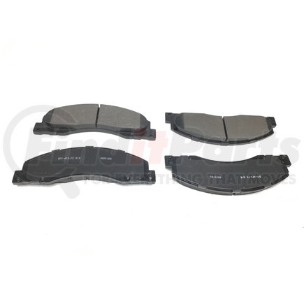 PGD1328M by RAYBESTOS - Raybestos Element3 Metallic Brake Pad Set