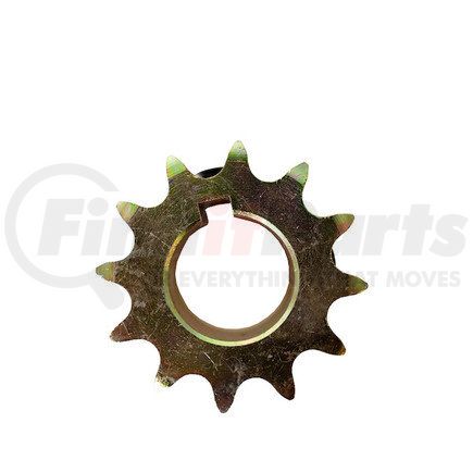 1411915 by BUYERS PRODUCTS - Replacement 1 Inch 12-Tooth Yellow Zinc Engine Sprocket with Set Screws for #40 Chain