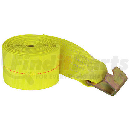 1903070 by BUYERS PRODUCTS - 4in. x 27 Foot Winch Strap with Flat Hook - 15, 000 Pound Capacity