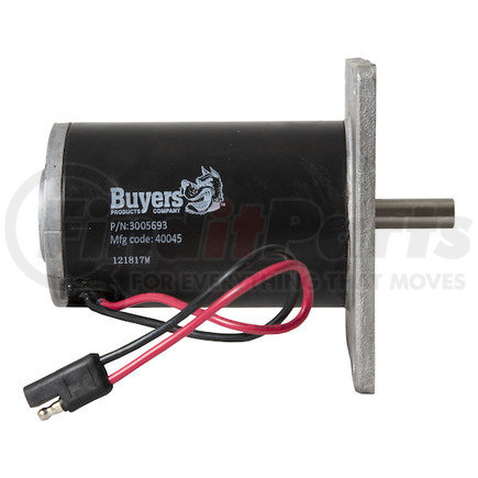 3005693 by BUYERS PRODUCTS - Replacement 1.25 HP 1000 RPM Spinner Motor with SAE Connection for SaltDogg® TGSUV1B Spreaders