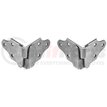 b2591bz by BUYERS PRODUCTS - Truck Bed Stake Pocket - Zinc Corner Stake Rack Connector Set