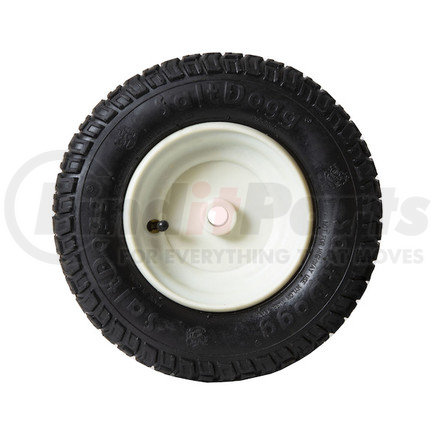 3016736 by BUYERS PRODUCTS - Walk-Behind Salt Spreader Wheel - Rubber, with SaltDogg Logo