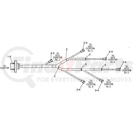 1889865 by CATERPILLAR - HARNESS A