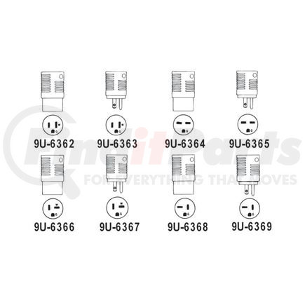 9U6362 by CATERPILLAR - CONNECTOR