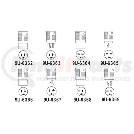 Caterpillar 9U6362 CONNECTOR