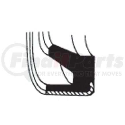 7J5673 by CATERPILLAR - PRESS-IN WIPER SEAL