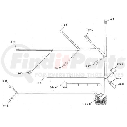 2358202 by CATERPILLAR - HARNESS AS