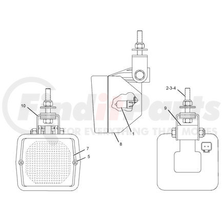 2196487 by CATERPILLAR - HALOGEN LIGHT