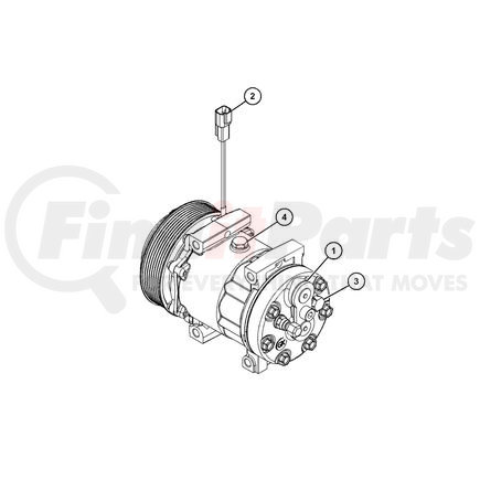 4649988 by CATERPILLAR - COMPRESSOR
