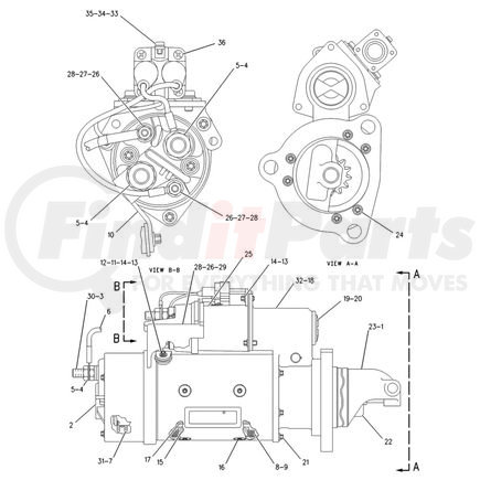 2057687 by CATERPILLAR - MOTOR G-ELEC