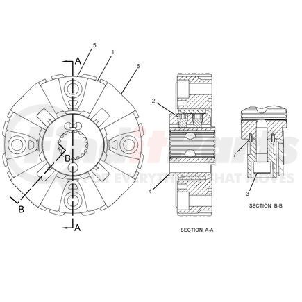 2797871 by CATERPILLAR - COUPLING GP