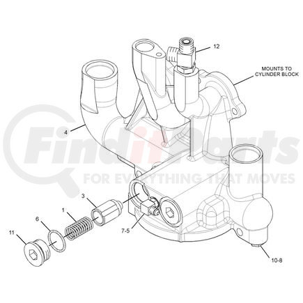 2861867 by CATERPILLAR - BASE GP-OIL