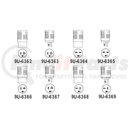 9U6365 by CATERPILLAR - PLUG AC