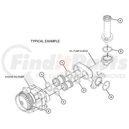 3156671 by CATERPILLAR - KIT-GASKET