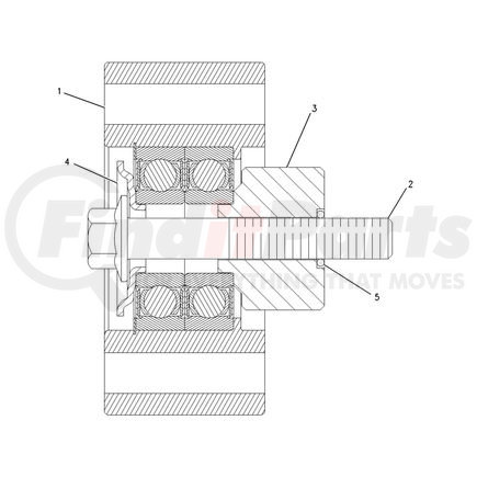 1445612 by CATERPILLAR - IDLER AS