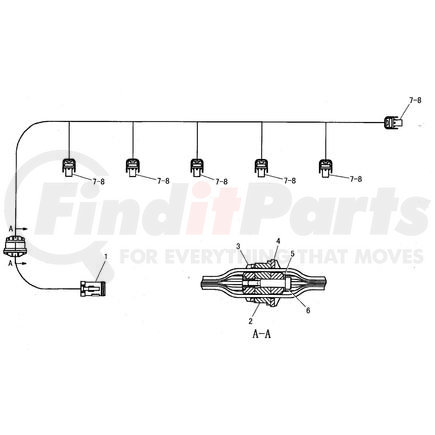 1538920 by CATERPILLAR - HARNESS A