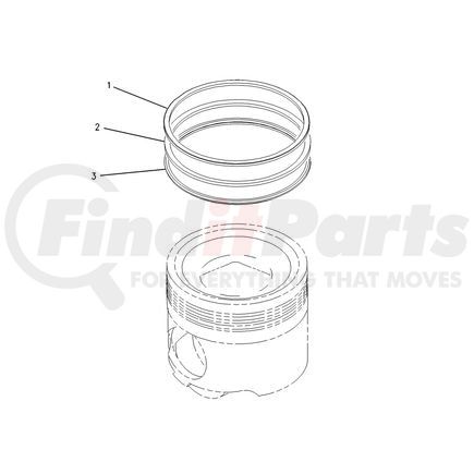 Caterpillar 7E5213 RING GP PIST