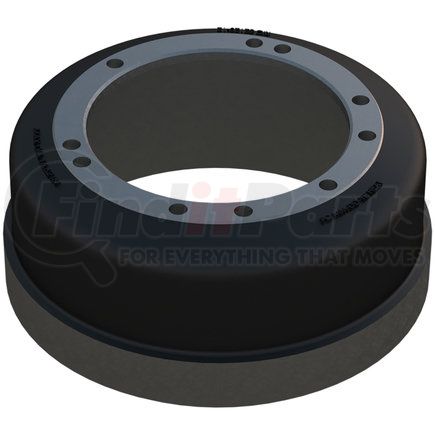 52120-128 by ACCURIDE - Brake Drum, Cast Iron, n/a, 16.50x7.00