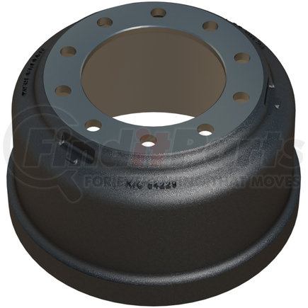 54229-018 by ACCURIDE - Standard Premium Brake Drum, Cast Iron, Outboard, 16.50x8.62