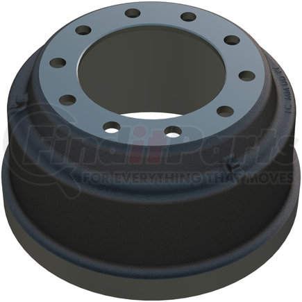 60001-018 by ACCURIDE - Standard Premium Brake Drum, Cast Iron, Outboard, 16.50x7.00