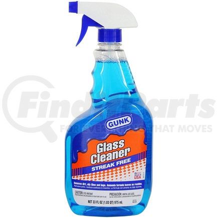 GC33 by GUNK - Liquid Glass Cleaner w/ Ammonia