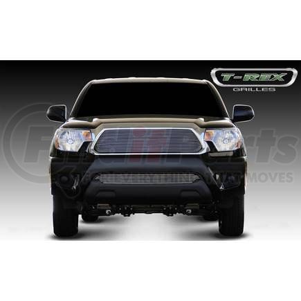 20938 by T-REX - Billet Series Grille; Horizontal; Aluminum; Polished; 1 Pc; Insert;