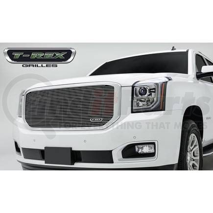 20169 by T-REX - Billet Series Grille; Horizontal; Aluminum; Polished; 1 Pc; Insert;