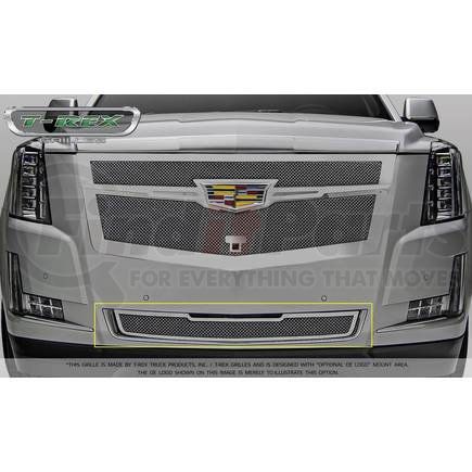 57181 by T-REX - Upper Class Series Mesh Bumper Grille; Small Mesh; Stainless Steel; Chrome; 1 Pc; Replacement;