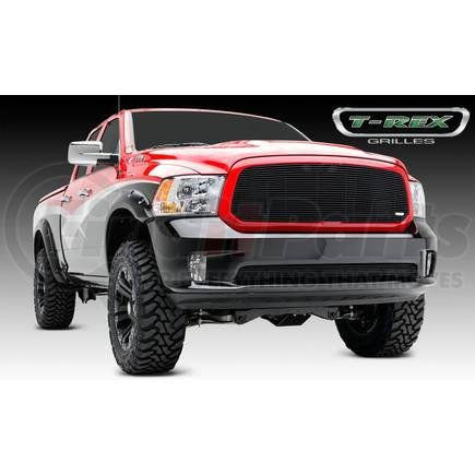 20458B by T-REX - Billet Series Grille; Horizontal; Aluminum; Black; 1 Pc; Insert;