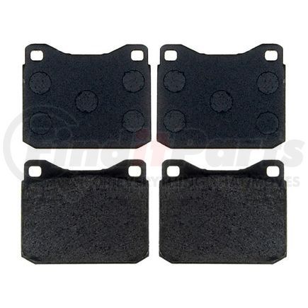 PG-D100 by RAYBESTOS - Raybestos Element3 Organic Brake Pad Set