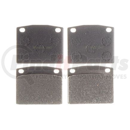 PGD117 by RAYBESTOS - Raybestos Element3 Organic Brake Pad Set