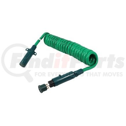 30-4321HDA by PHILLIPS INDUSTRIES - Trailer Power Cable - 12 ft. 4/12, 2/10 and 1/8 Ga., Metal Plugs, H.D.A. Bag