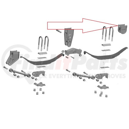 770308 by HUTCHENS - Spring Hanger - Rear, Right Side, Flange Mount