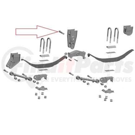 701601 by HUTCHENS - STEP BOLT, 5/8-18 UNRF-2A X 6.00 LG, GR5