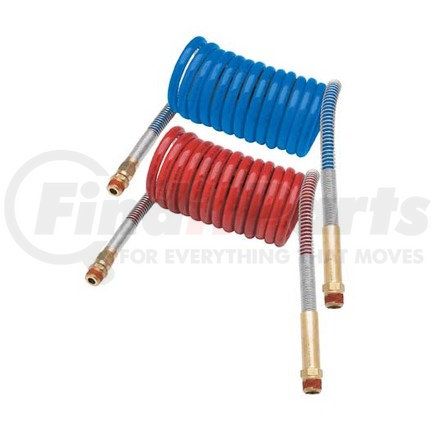 11-3150 by PHILLIPS INDUSTRIES - Air Brake Hose Assembly - 1/2 in. NPTF, 15 Feet, Pair (Red and Blue)