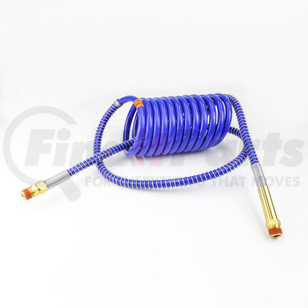 11-5402 by PHILLIPS INDUSTRIES - Air Brake Hose Assembly - 15 ft. with 40 in. Lead, Blue (Service) Coil Only