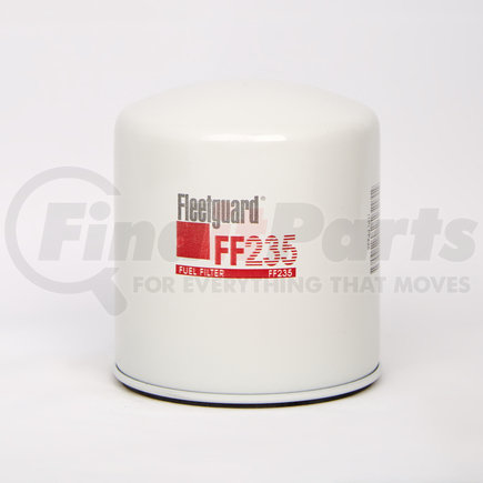 FF235 by FLEETGUARD - Fuel Filter - Spin-On, 4.16 in. Height