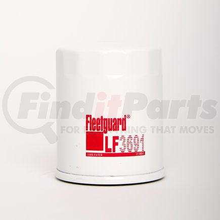 LF3691 by FLEETGUARD - Engine Oil Filter - 3.4 in. Height, 2.78 in. (Largest OD)