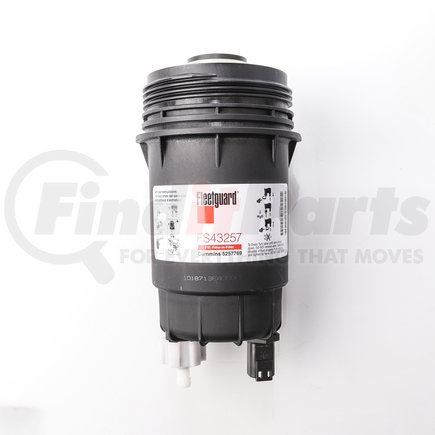 FS43257 by FLEETGUARD - Fuel Water Separator - StrataPore Media, Chrysler 5183410AA