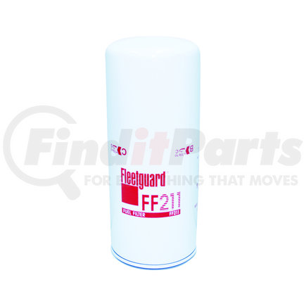 FF211 by FLEETGUARD - Fuel Filter - Spin-On, 10.44 in. Height, Caterpillar 4N5823