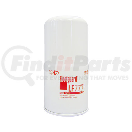 LF777 by FLEETGUARD - Engine Oil Filter - 9.81 in. Height, 4.57 in. (Largest OD), Cummins 3889311