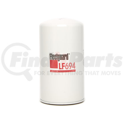 LF694 by FLEETGUARD - Engine Oil Filter - 6.91 in. Height, 3.67 in. (Largest OD), Thermo-King 113712