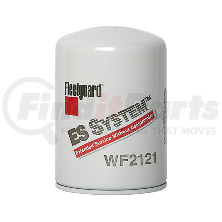 WF2121 by FLEETGUARD - Fuel Water Separator Filter - Spin-On, 5.44 in. Height, 3.69 in. Largest OD, Cummins 3098688