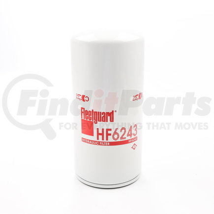 HF6243 by FLEETGUARD - Hydraulic Filter - 10.3 in. Height, 4.67 in. OD (Largest), Spin-On, New Holland 73142551