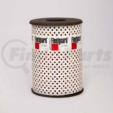 LF563 by FLEETGUARD - Engine Oil Filter - 5.58 in. Height, 4 in. (Largest OD)