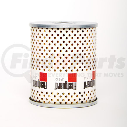 LF512 by FLEETGUARD - Engine Oil Filter - 4.76 in. Height, 4.03 in. (Largest OD), Ford C1TZ6731B