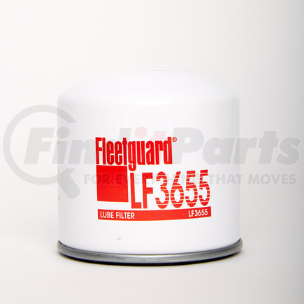 LF3655 by FLEETGUARD - Engine Oil Filter - 3.78 in. Height, 3.82 in. (Largest OD)